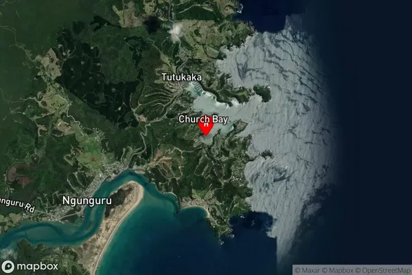 Kowharewa Bay,Northland Satellite Map