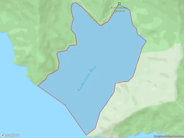 Kumutoto Bay, Marlborough Polygon Area Map
