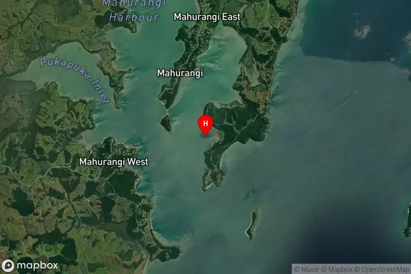 Lagoon Bay,Auckland Satellite Map