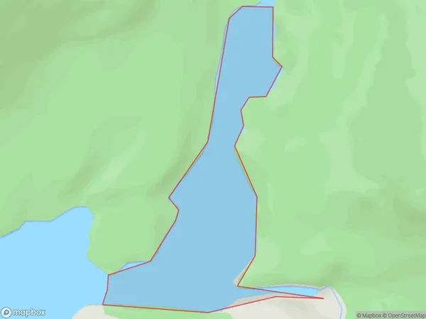 Lake Cove, Otago Polygon Area Map