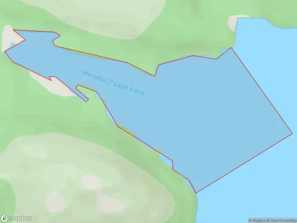 Last Cove, Otago Polygon Area Map