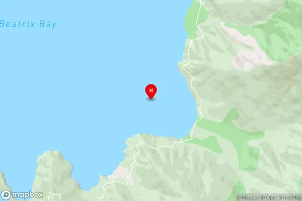 Laverique Bay,Marlborough Area Map