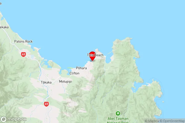 Ligar Bay,Tasman Region Map