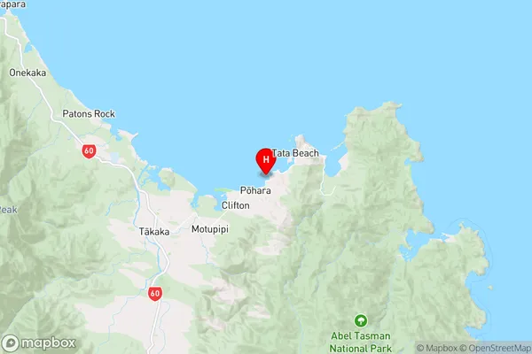 Limestone Bay,Tasman Region Map