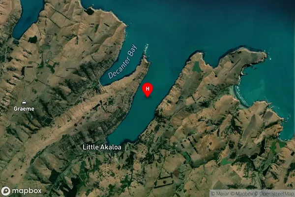 Little Akaloa Bay,Canterbury Satellite Map