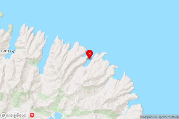 Little Akaloa Bay,Canterbury Region Map