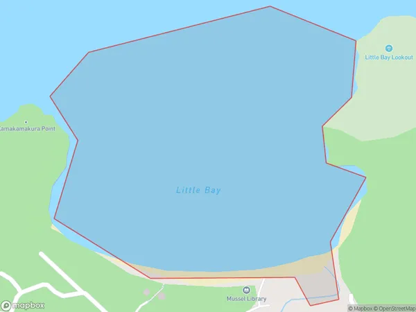 Little Bay, Otago Polygon Area Map