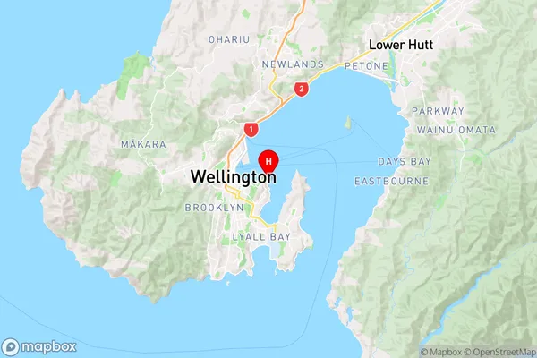 Little Karaka Bay,Wellington Region Map