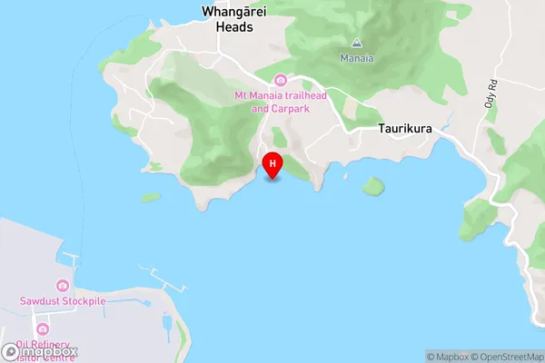 Little Munroe Bay,Northland Area Map