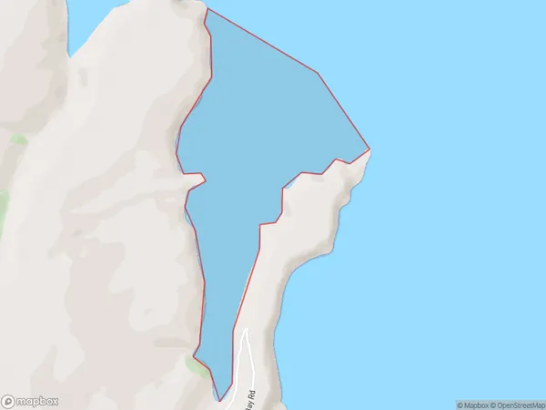 Little Pigeon Bay, Canterbury Polygon Area Map