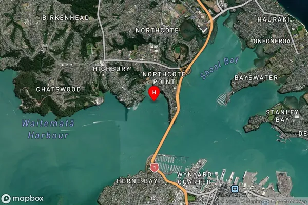 Little Shoal Bay,Auckland Satellite Map