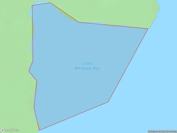 Little Waikawa Bay, Marlborough Polygon Area Map