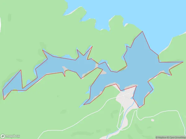Loch Loudon, Otago Polygon Area Map