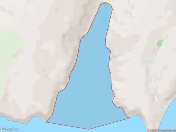 Long Bay, Otago Polygon Area Map