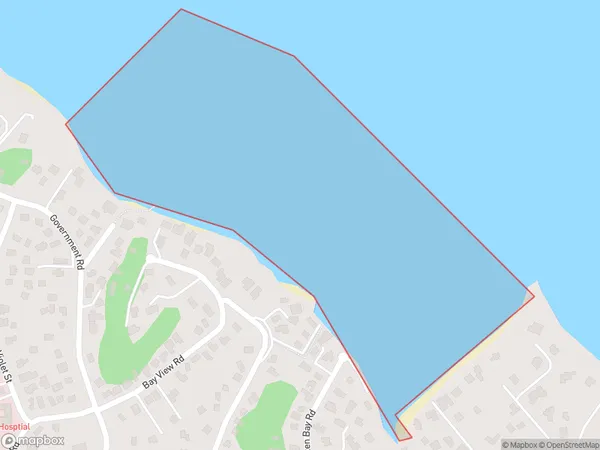 Lorenzen Bay, Waikato Polygon Area Map