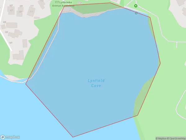 Lynfield Cove, Auckland Polygon Area Map