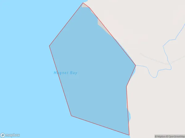 Magnet Bay, Canterbury Polygon Area Map