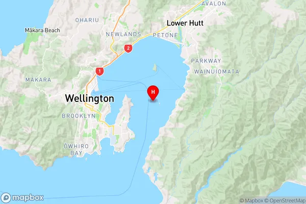Mahanga Bay,Wellington Region Map