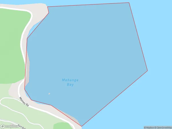 Mahanga Bay, Wellington Polygon Area Map