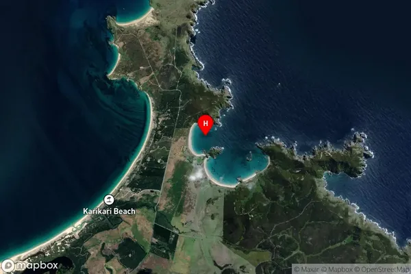 Maitai Bay,Northland Satellite Map