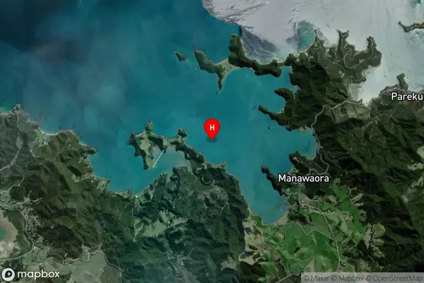 Manawaora Bay,Northland Satellite Map