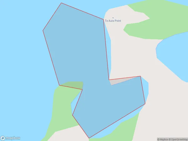 Mangakara Bay, Waikato Polygon Area Map