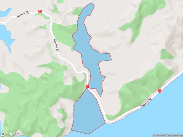 Mangaora Inlet, Waikato Polygon Area Map