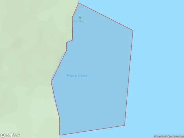 Manx Cove, Marlborough Polygon Area Map
