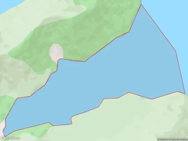 Maori Bay, Otago Polygon Area Map
