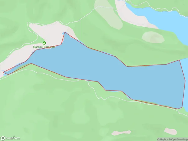 Maraunui Bay, Hawke's Bay Polygon Area Map