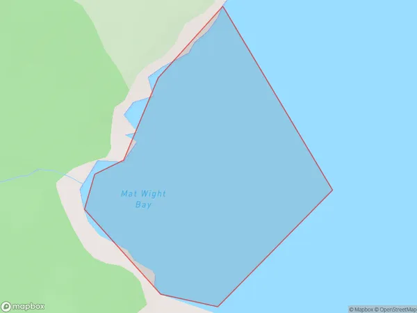 Mat Wight Bay, Canterbury Polygon Area Map