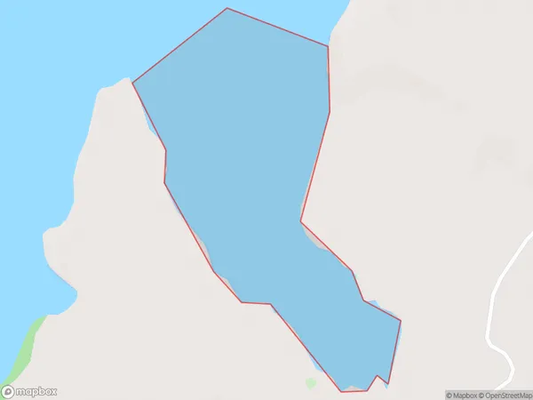 Matakowhai Bay, Waikato Polygon Area Map