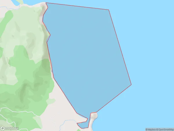 Mataora Bay, Waikato Polygon Area Map
