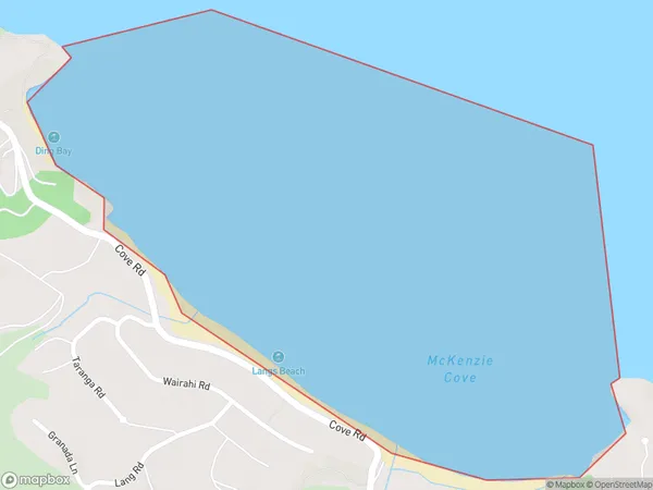 McKenzie Cove, Northland Polygon Area Map