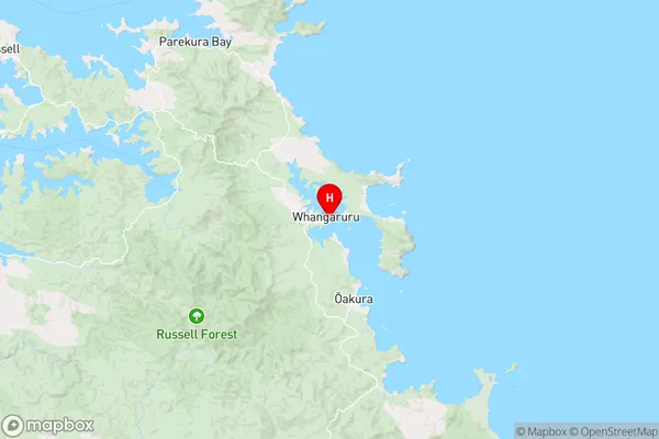 McQuarie Bay,Northland Region Map