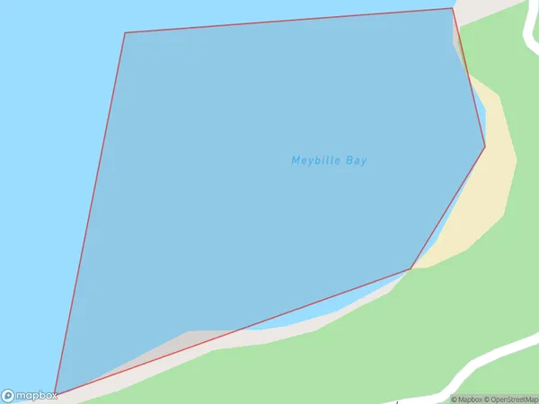 Meybille Bay, West Coast Polygon Area Map