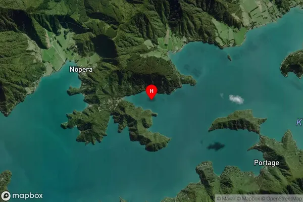 Mills Bay,Marlborough Satellite Map