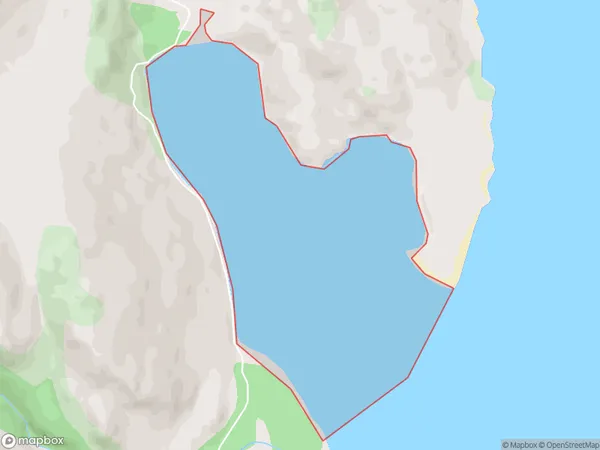 Minaret Bay, Otago Polygon Area Map