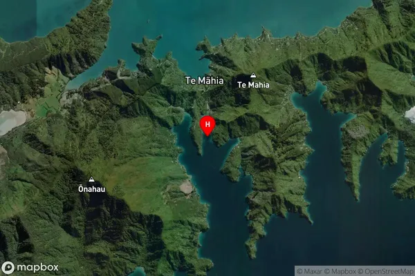 Mistletoe Bay,Marlborough Satellite Map