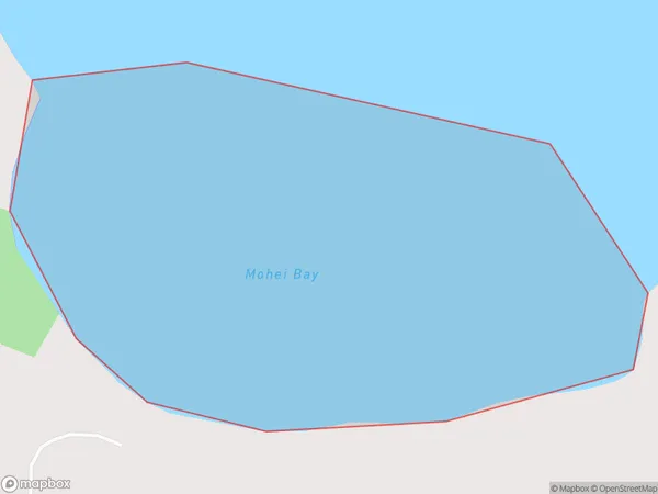 Mohei Bay, Northland Polygon Area Map