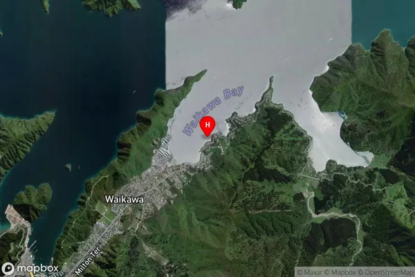 Moikarurangi Bay,Marlborough Satellite Map