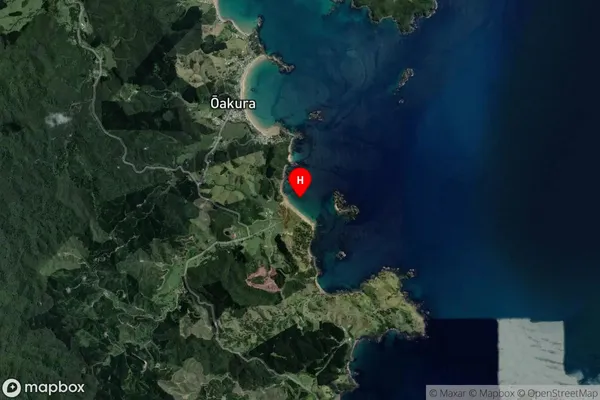 Mokau Bay,Northland Satellite Map