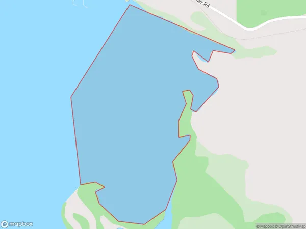 Molloy Bay, West Coast Polygon Area Map