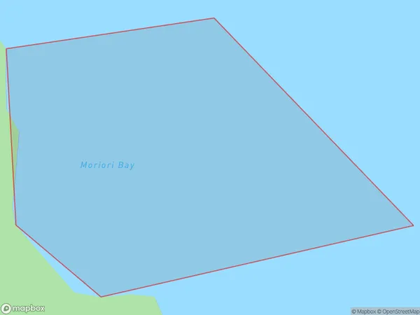 Moriori Bay, Marlborough Polygon Area Map