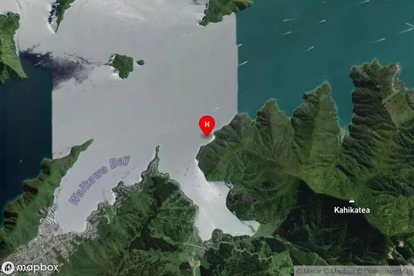 Motueka Bay,Marlborough Satellite Map