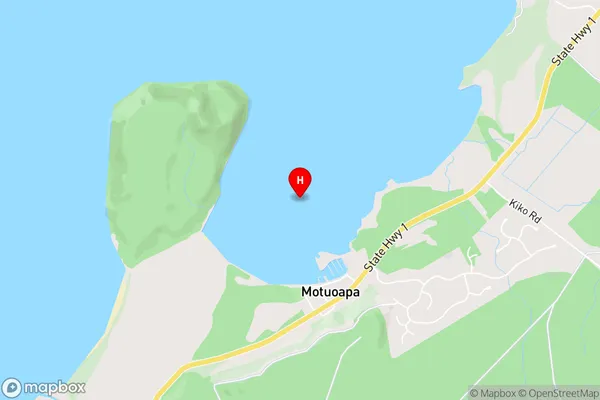 Motuoapa Bay,Waikato Area Map