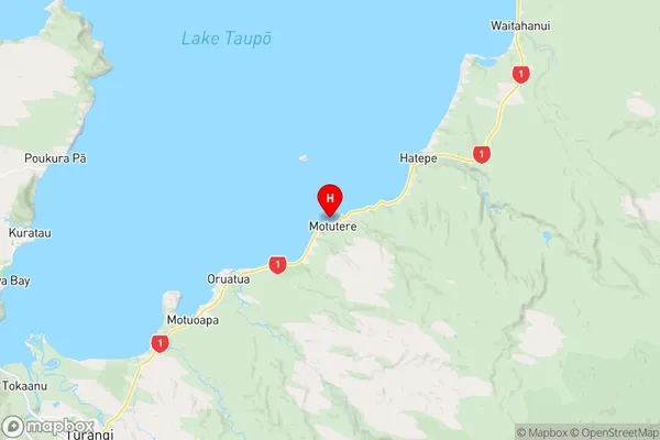 Motutere Bay,Waikato Region Map
