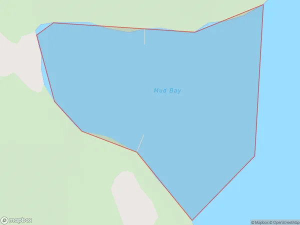 Mud Bay, Marlborough Polygon Area Map