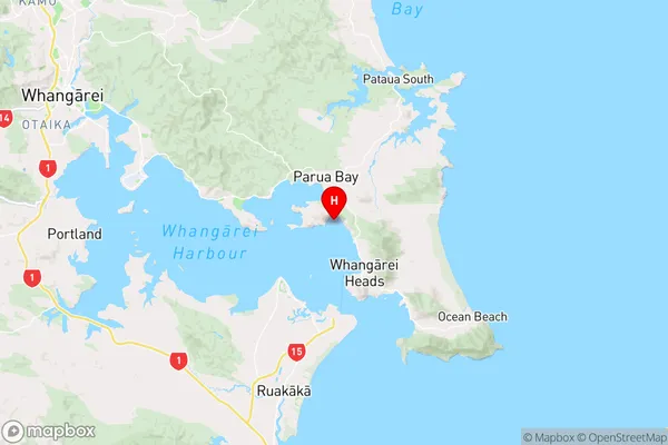 Munro Bay,Northland Region Map