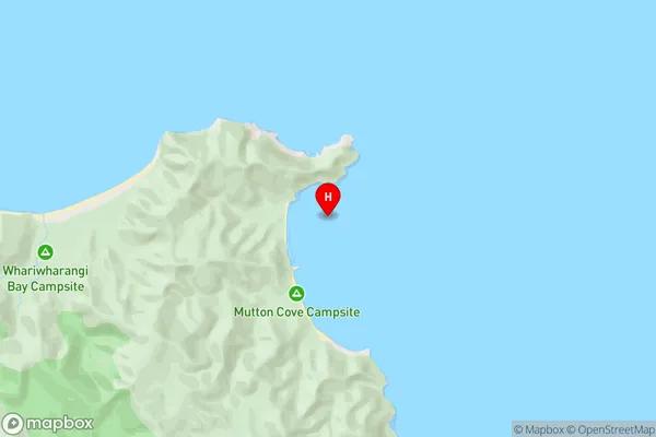 Mutton Cove,Tasman Area Map